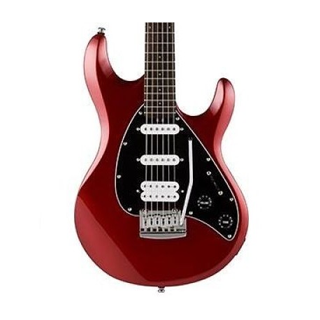 Guitarra Eléctrica Sterling S.U.B. SILO3MR Roja Metalica. - Envío Gratuito