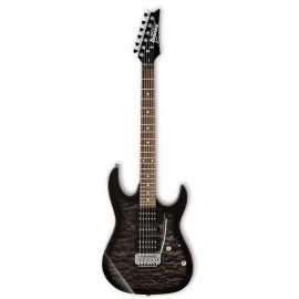 Guitarra Ibanez Negra Transparente GRX70QA-TKS - Envío Gratuito