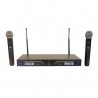 Sistema de Microfonia Inalambrico doble de mano con opcion de RacK