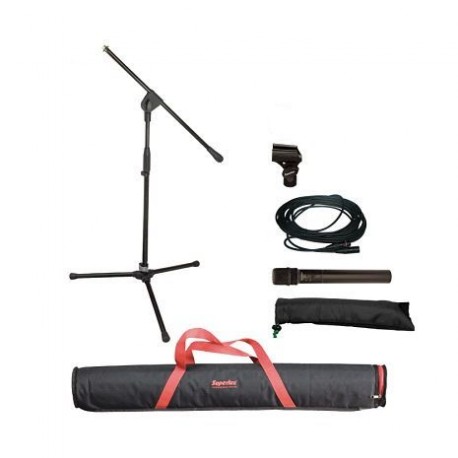 MSK124(X)	Paquete Microfono de Condensador,Stand y Cable XLR-XLR - Envío Gratuito