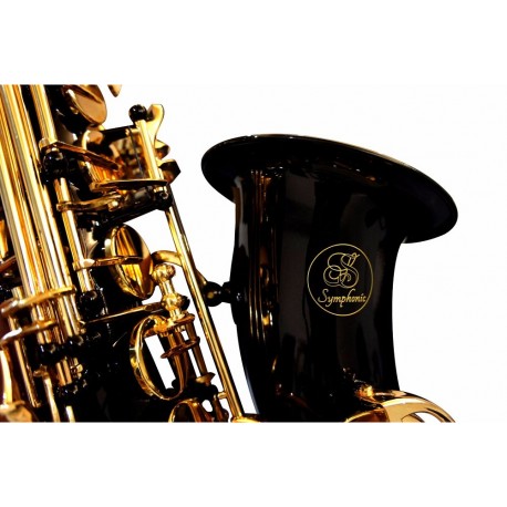 Saxofon Alto Symphonic SAL1009 Negro - Envío Gratuito