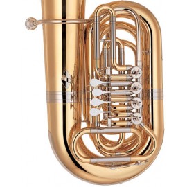 Tuba Yamaha Ybb-841g De 4 Valvulas (Si Doble Bemol) - Envío Gratuito