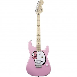 GUIT. ELECT. FENDER HELLO KITTY STRAT (ROSA) - Envío Gratuito