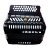 Acordeon Parrot 3012BK GCF Diatonico SOL-DO-FA Negro