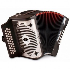 Acordeon Hohner Panther Diatonico Sol-Do-FA - Envío Gratuito