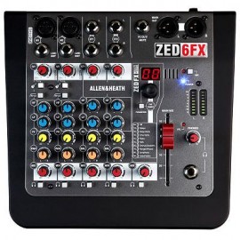 Mezcladora Análoga ZED-6FX Allen y Heath - Envío Gratuito