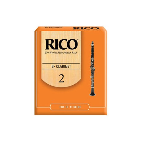 Caja De 10 Cañas Para Clarinete Rico Royal RCA 1020 - Envío Gratuito