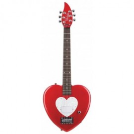 Guitarra Electrica Daysi Rock 14-7100 Forma De Corazón. - Envío Gratuito