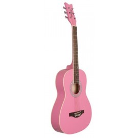 Paquete Guitarra Acústica Daisy Rock 14-7210 Rosa. - Envío Gratuito