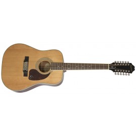 Guitarra 12 Cuerdas Acustica Epiphone DR- 212 Natural - Envío Gratuito