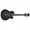 Guitarra de 12 cuerdas Electroacustica Ibanez AEL2012E-TKS