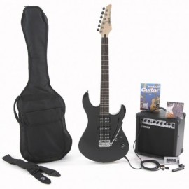 Paquete Guitarra Electrica ERG121GPIIBL Negra - Envío Gratuito